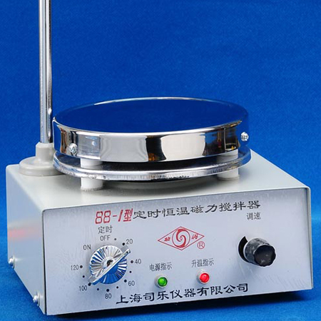 上海司樂88-1定時(shí)恒溫磁力攪拌器